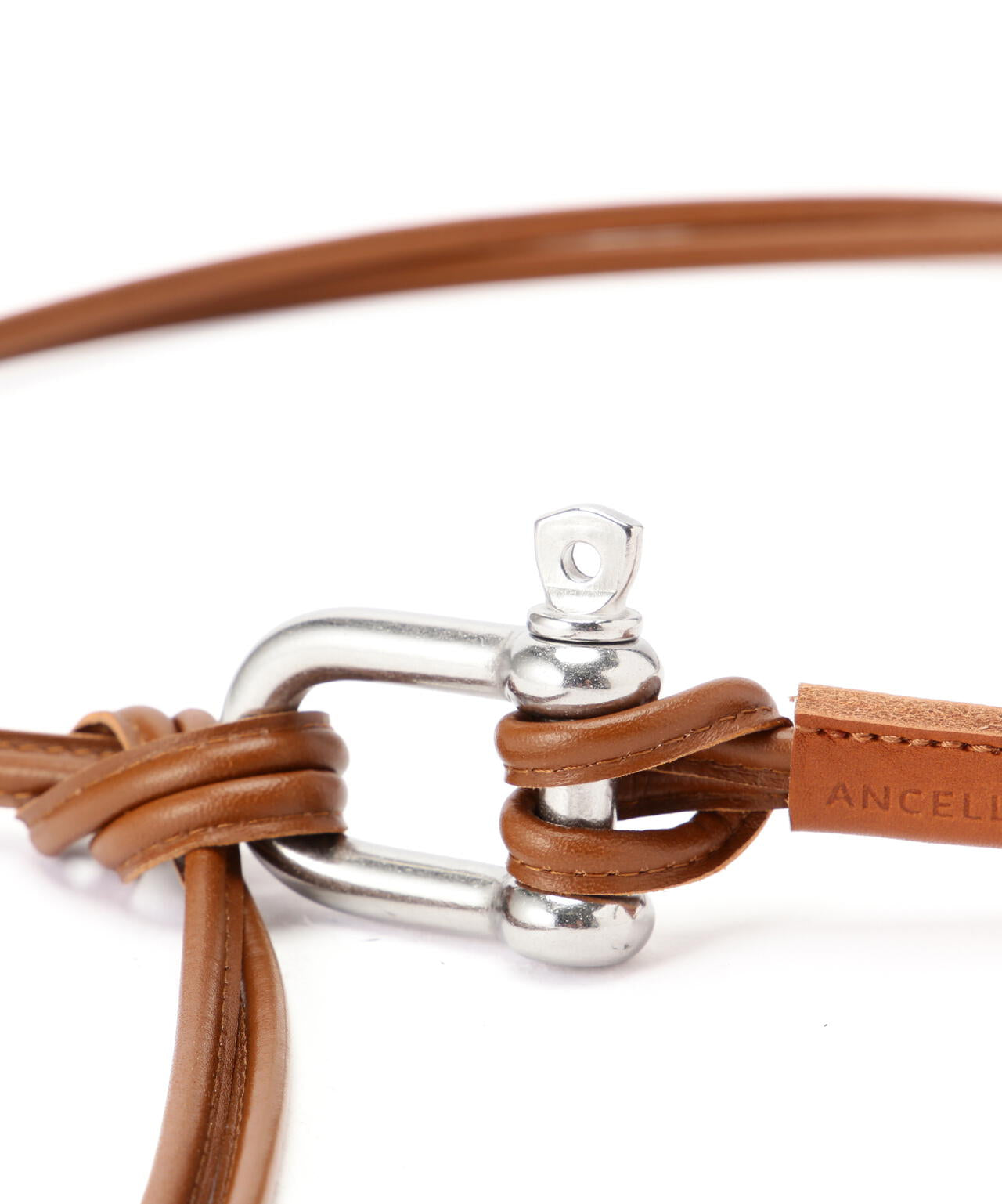 ANCELLM/アンセルム/LEATHER ROPE BELT/ANC-GD12 | GARDEN（ガーデン