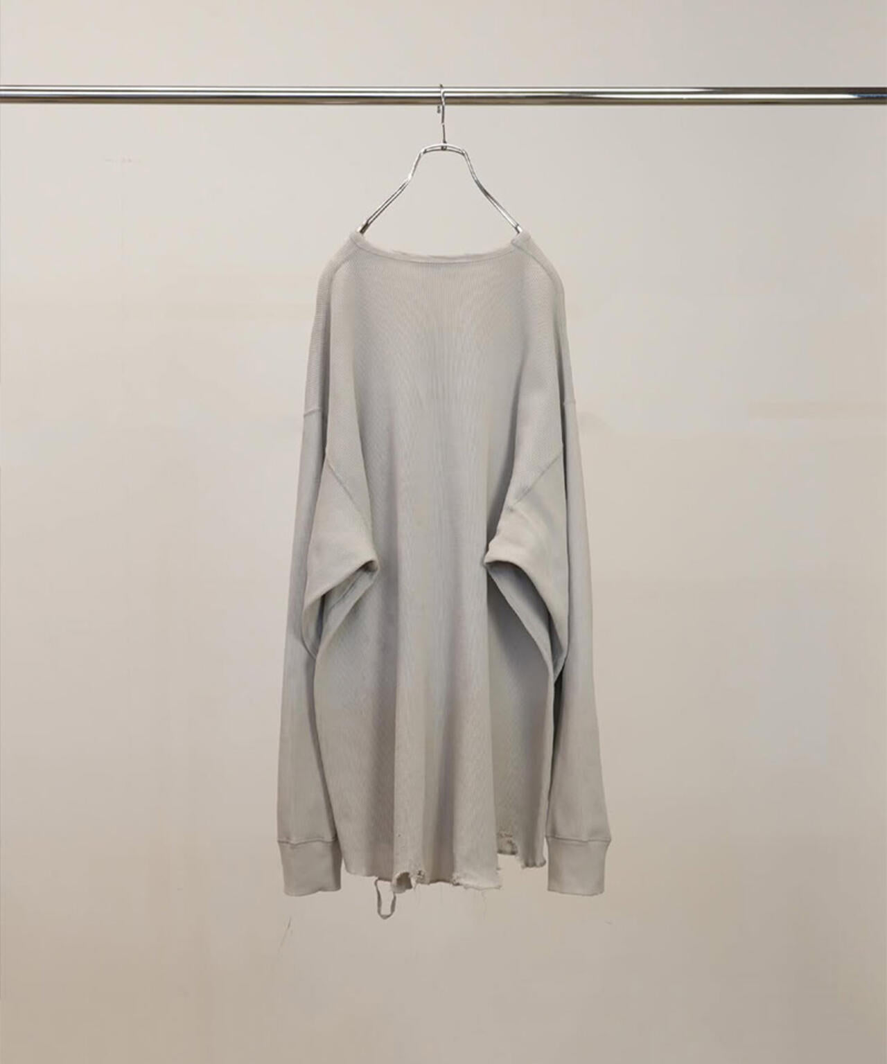 ANCELLM/アンセルム/DAMAGE WAFFLE CREW LS/ANC-STD-CT03 | GARDEN