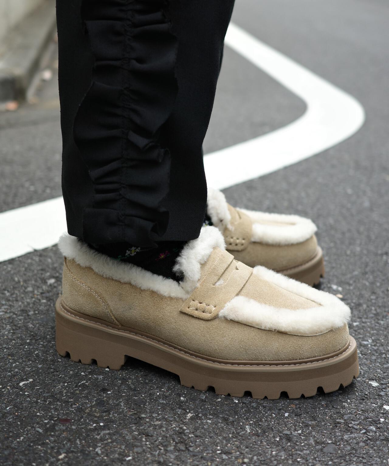 CAMINANDO/カミナンド MOUTON PENNY LOAFER | BEAVER（ビーバー