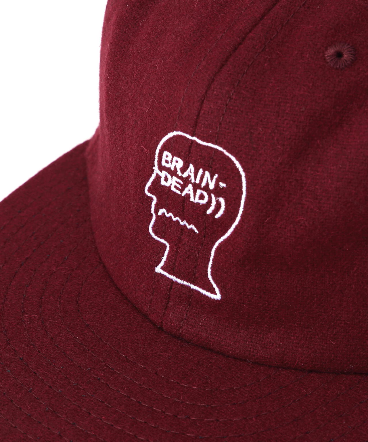 BRAIN DEAD/ブレインデッド FLANNEL LOGOHEAD 6PANEL HAT | BEAVER