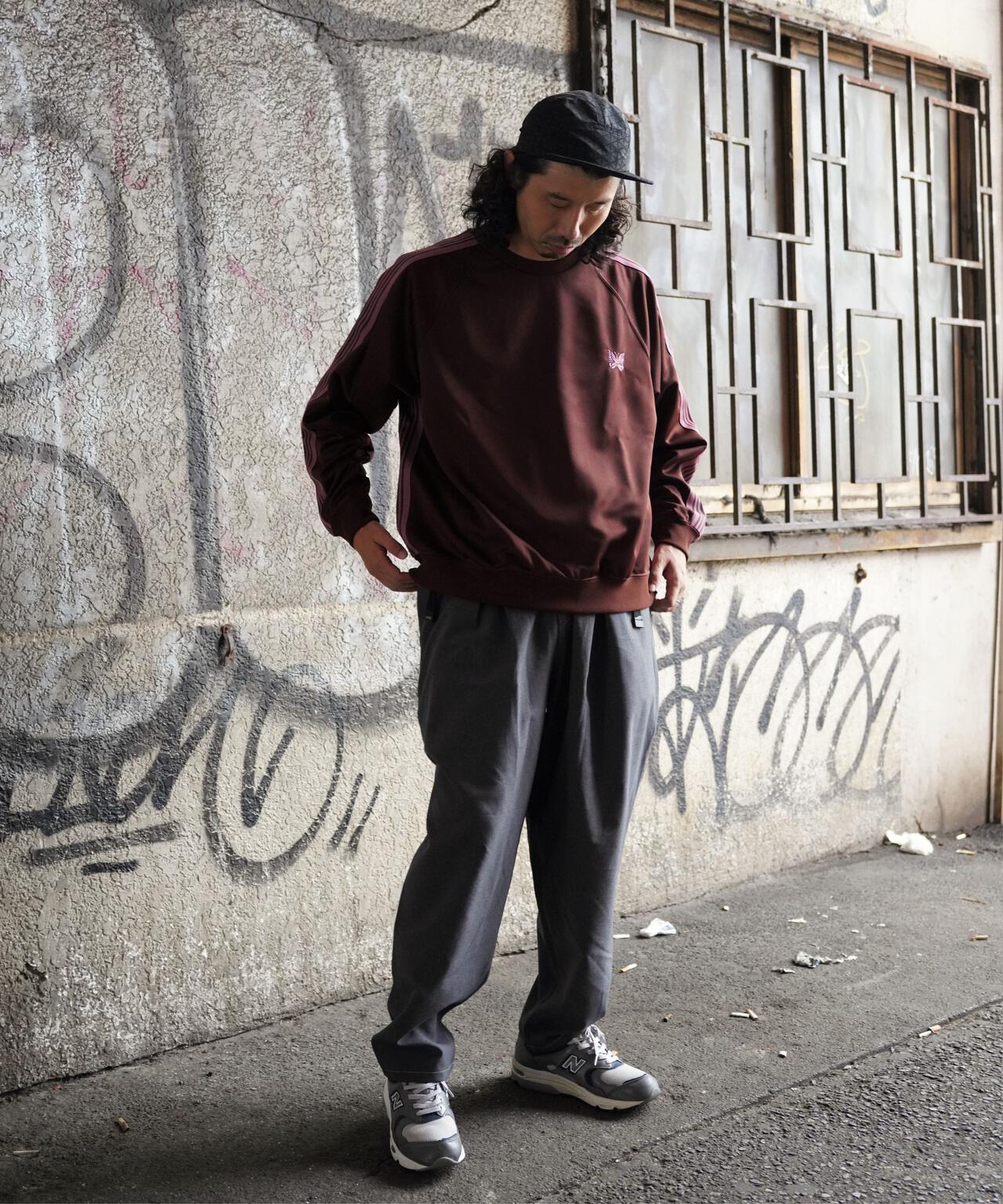 Needles/ニードルズ Track Crew Neck Shirt - Poly Smooth | BEAVER