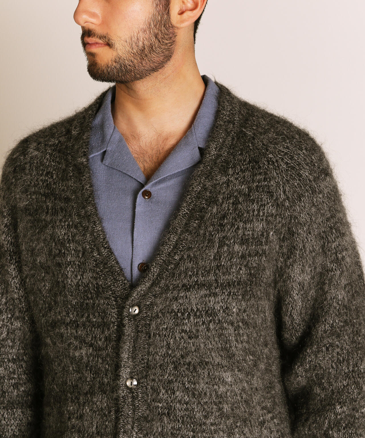 MOHAIR KNIT CARDIGAN/モヘア ニットカーディガン | Schott（ショット