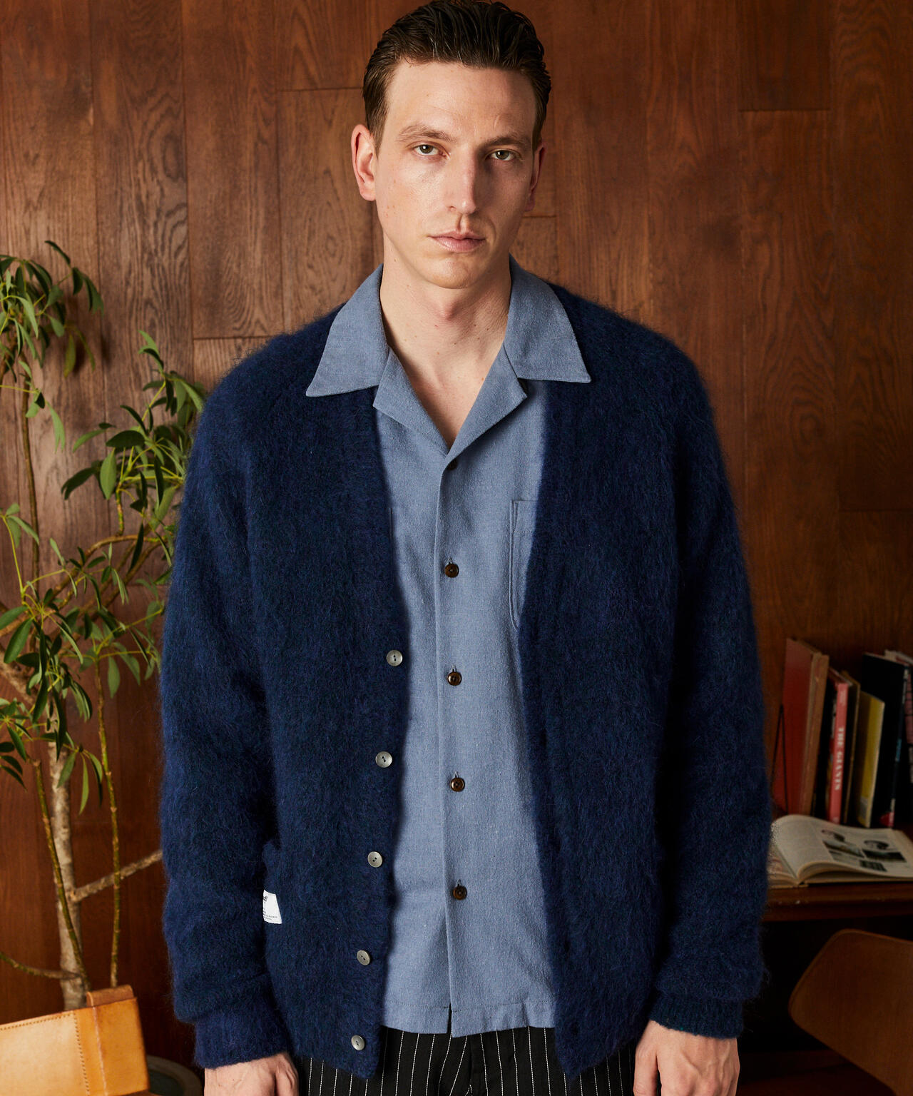 MOHAIR KNIT CARDIGAN/モヘア ニットカーディガン | Schott（ショット