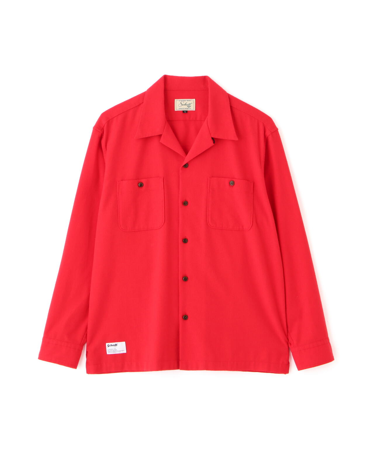 HV SHIRT PLAIN/ヘンプビスコース シャツ プレーン | Schott（ショット