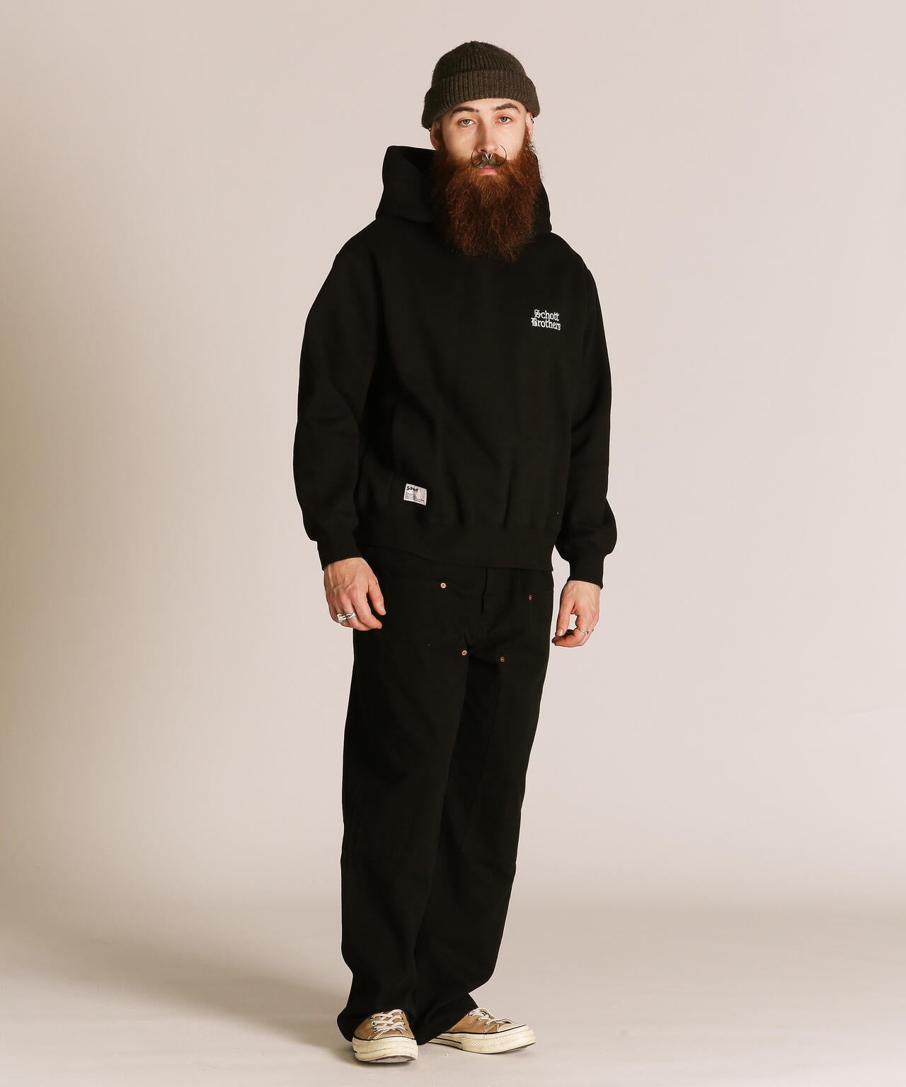 B.S.HOODED SWEAT/ブラックシープ スウェット パーカー | Schott