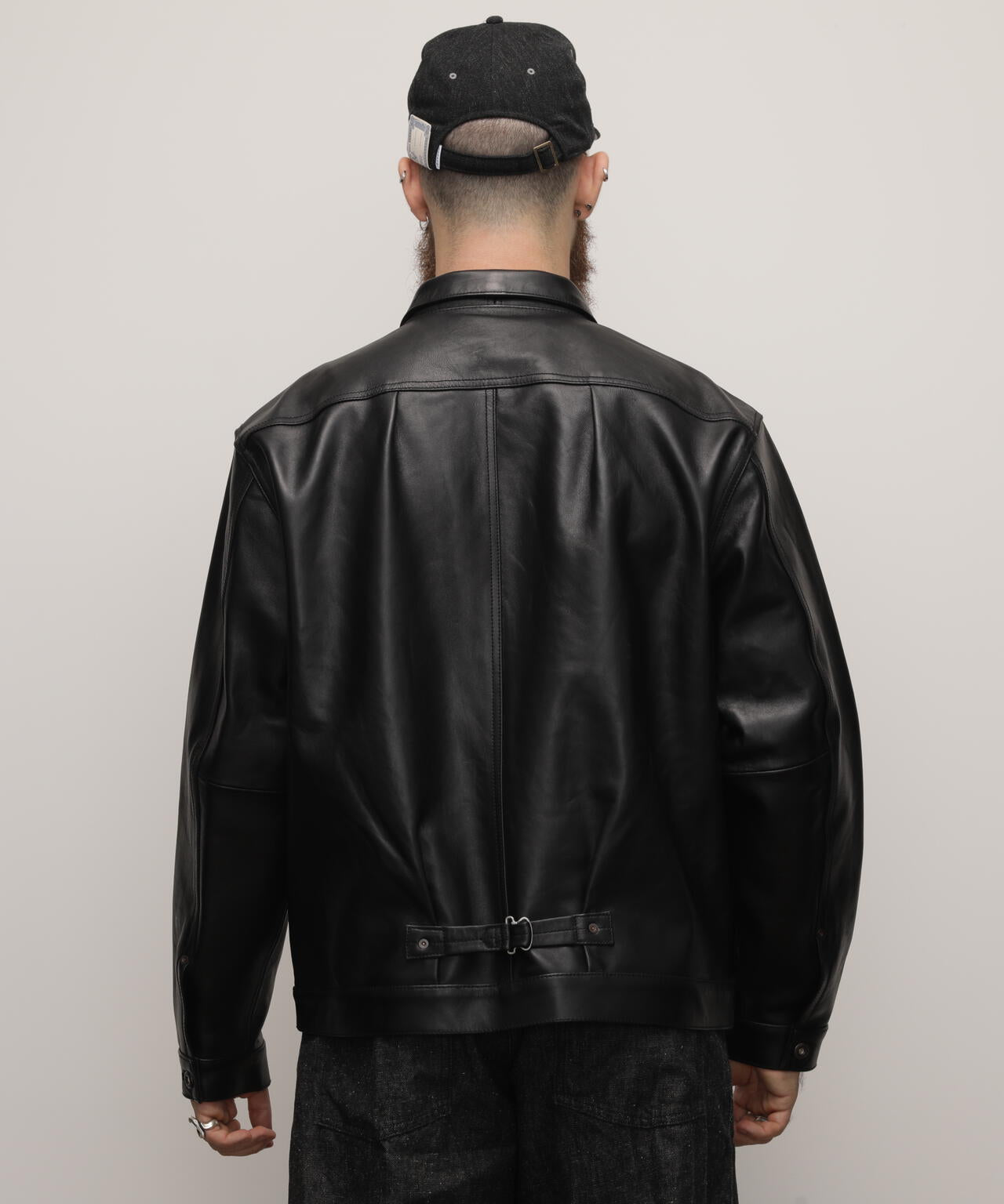 SHEEP LEATHER 1st TRACKER JACKET/シープレザー トラッカージャケット