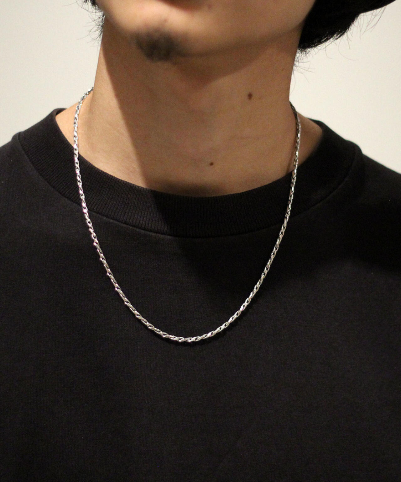 meian/メイアン/STERLING SILVER S-SCREW CHAIN NECKLACE/スクリュー