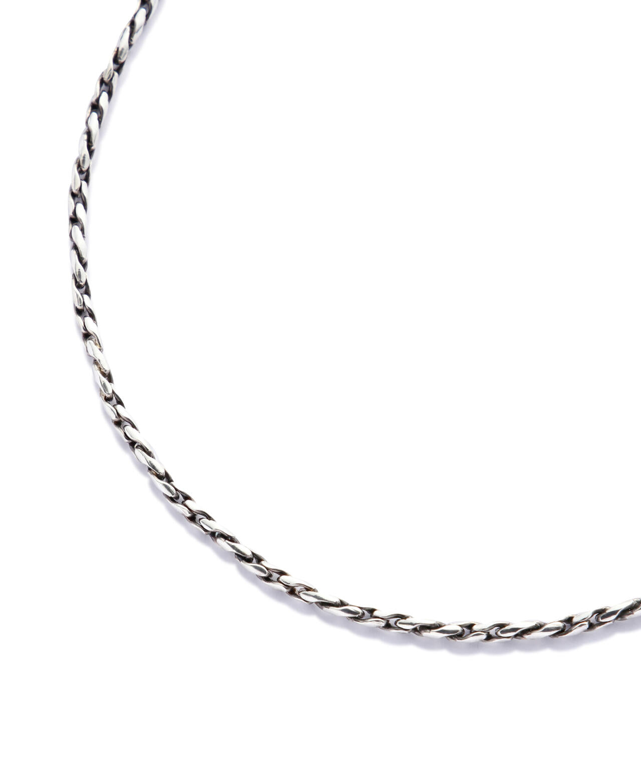 meian/メイアン/STERLING SILVER S-SCREW CHAIN NECKLACE/スクリュー