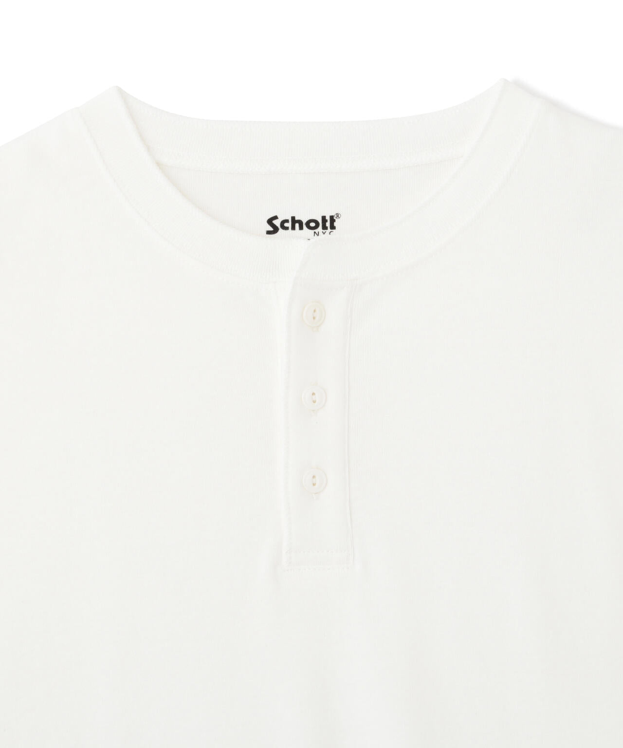 2PACK HENLEY NECK T-SHIRT/2パック ヘンリーネック Tシャツ | Schott