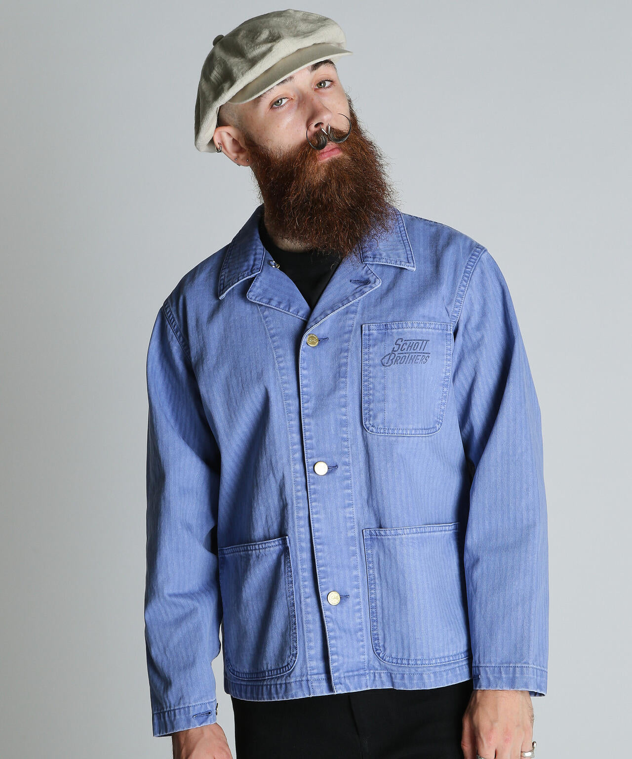 HERRINGBONE COVERALL/ヘリンボーン カバーオール | Schott（ショット