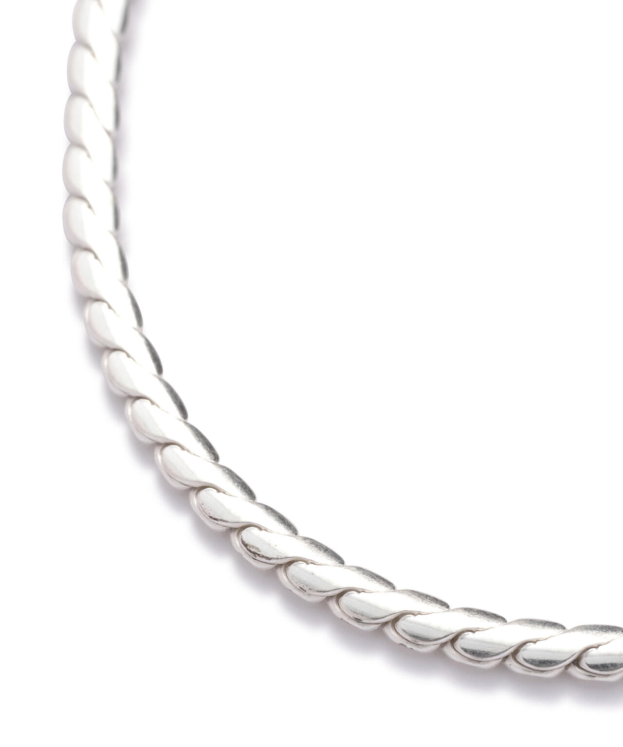 meian/メイアン/STERLING SILVER PYTHON TAIL CHAIN NECKLACE/パイソン