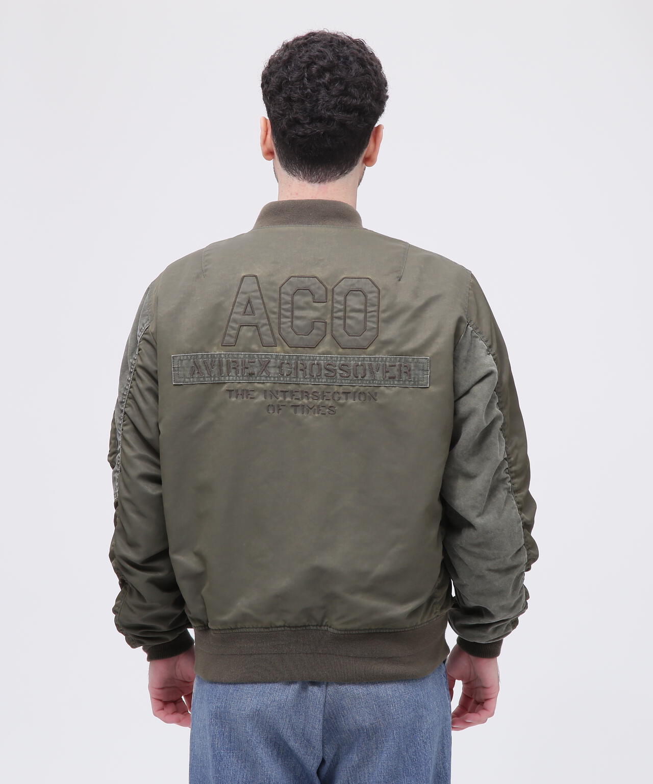 CROSSOVER》FADED MA-1 CUSTOM / フェイデッド MA-1 カスタム / AVIREX