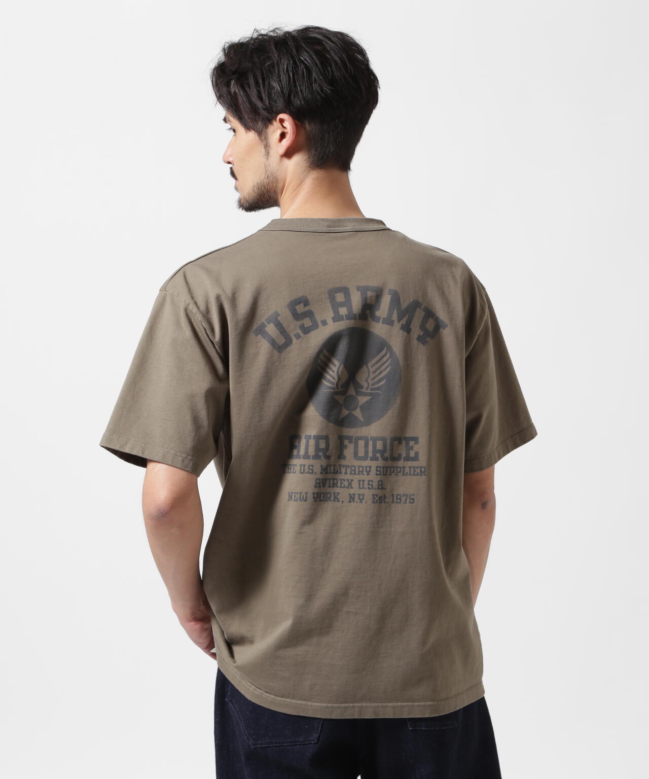 MIL. STENCIL T-SHIRT US ARMY AIR FORCE / ステンシル 半袖Tシャツ