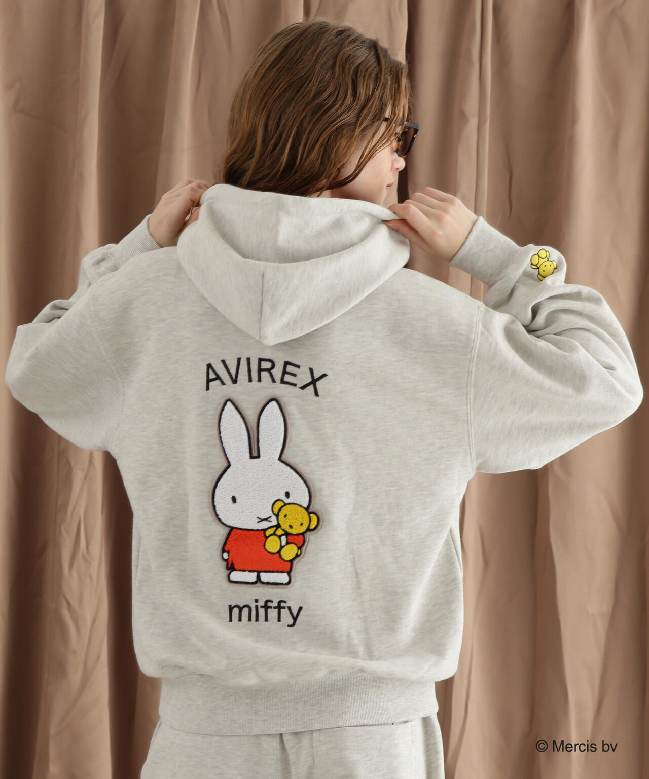AVIREX×miffy》WEB限定 SWEAT PULLOVER PARKA/アヴィレックス