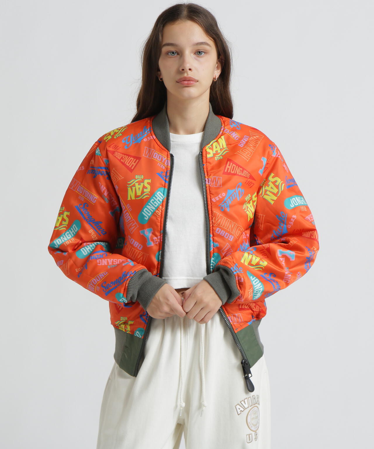 AVIREX × ATEEZ / REVERSIBLE MA-1 | AVIREX（アヴィレックス