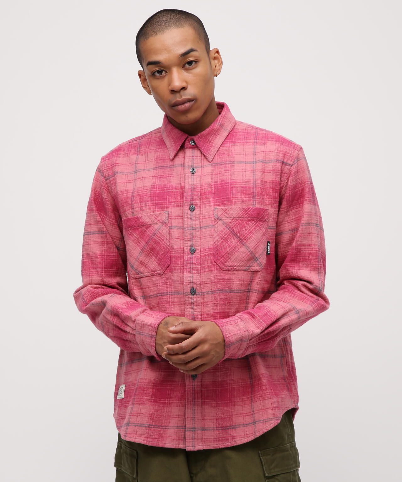 WEB&DEPOT限定》ONE POINT FLANNEL CHECK SHIRT | AVIREX