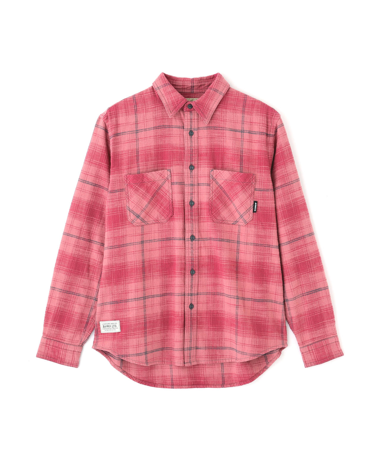 WEB&DEPOT限定》ONE POINT FLANNEL CHECK SHIRT | AVIREX
