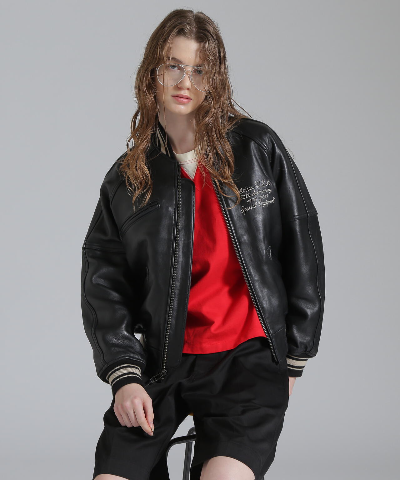 WOMAN/50th Anniversary》VARSITY JACKET/バーシティジャケット