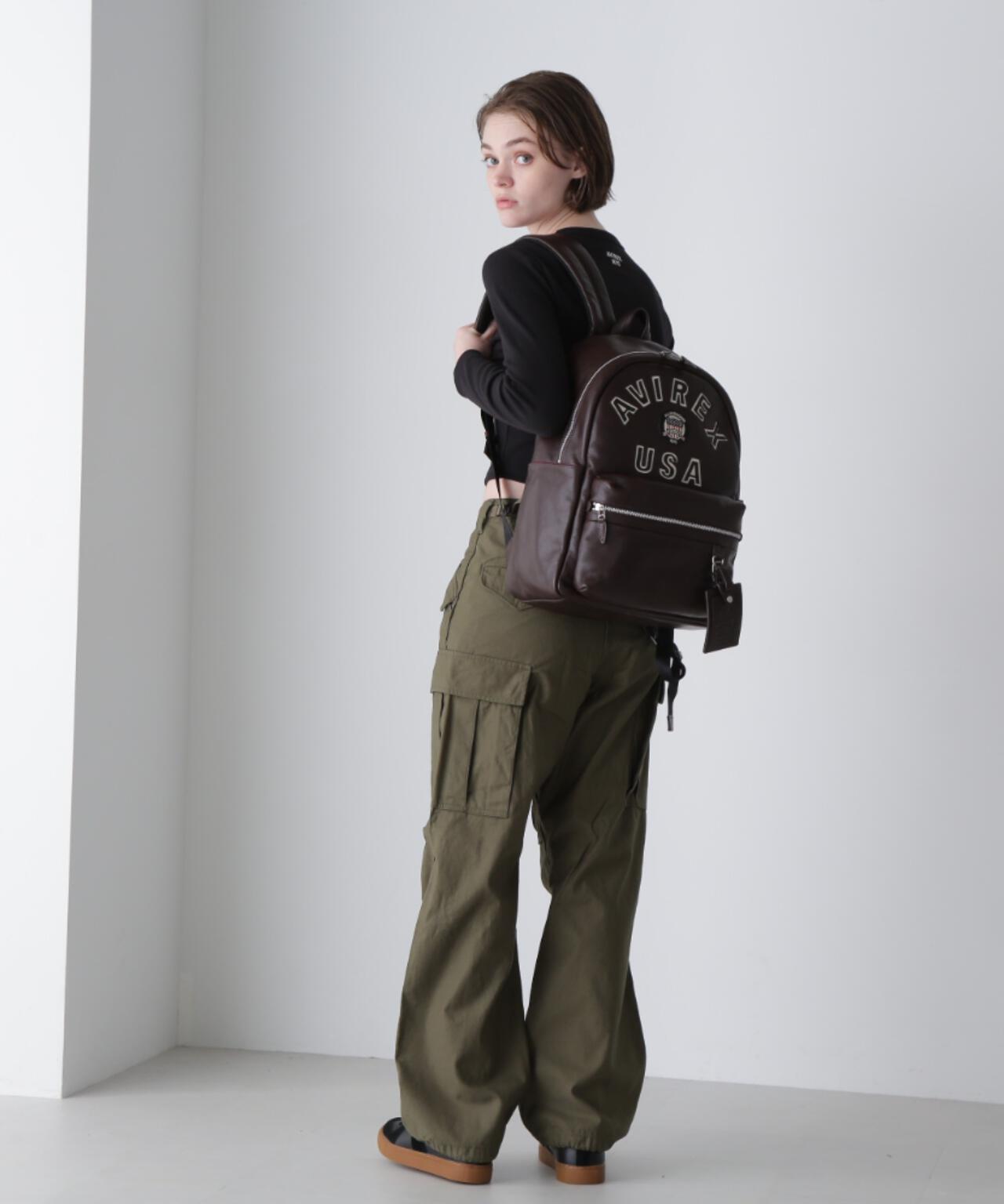 VARSITY LEATHER DAYPACK / AVX5628 | AVIREX（アヴィレックス