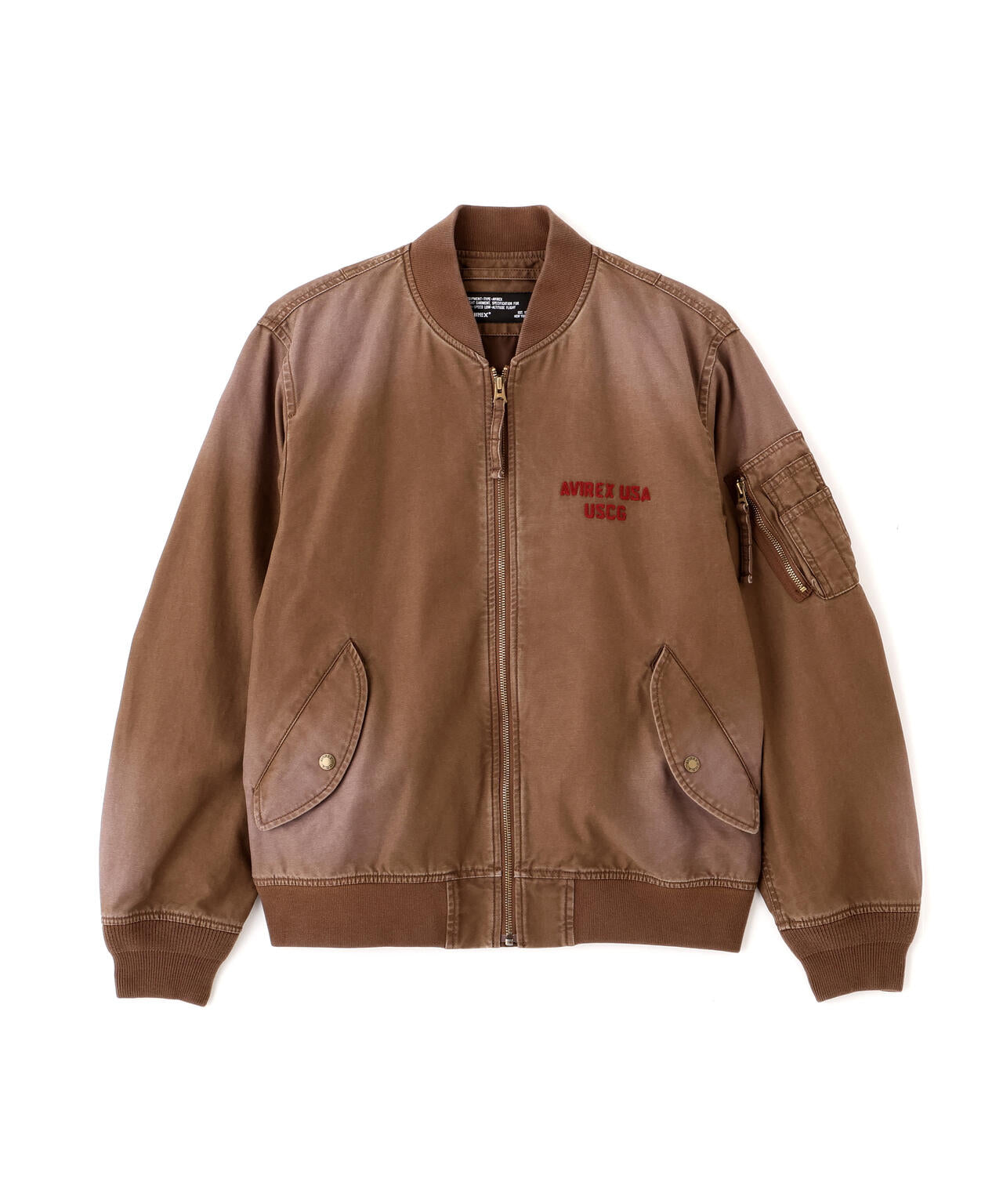 COTTON LIGHT MA-1 ”U.S.COAST GUARD” | AVIREX（アヴィレックス