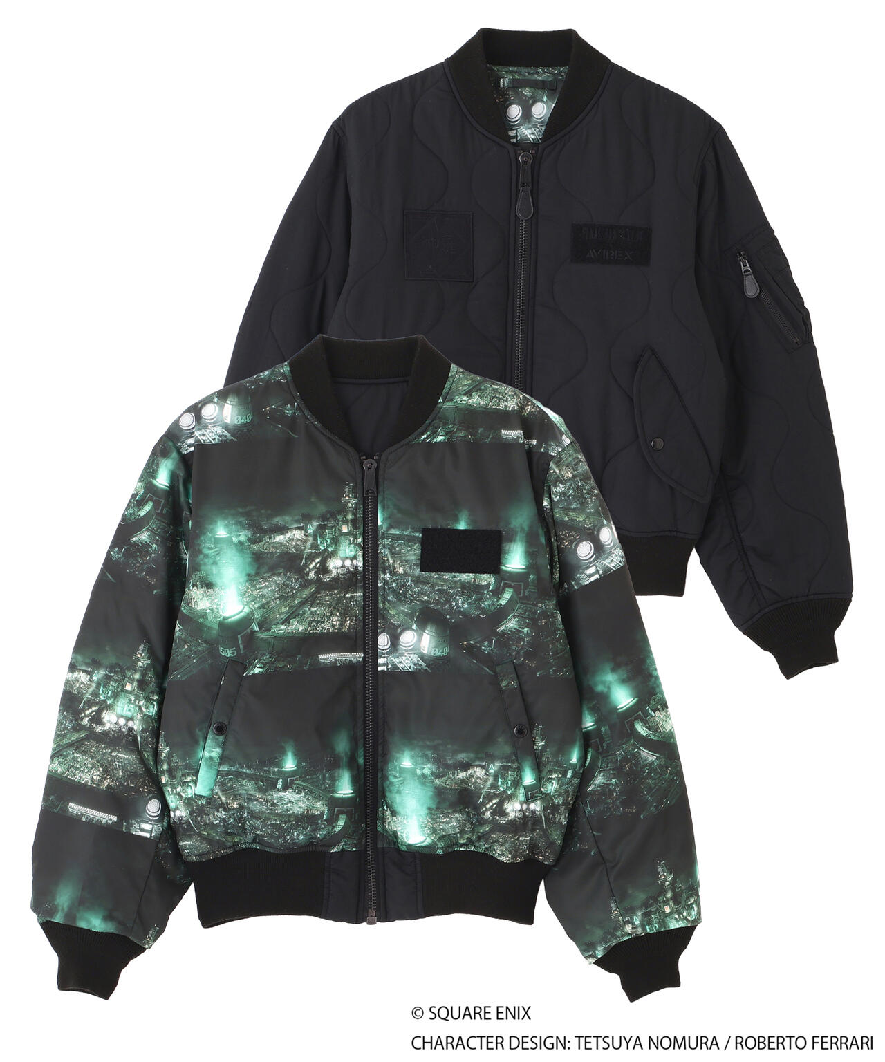 AVIREX × FINAL FANTASY VII REMAKE》QUILT MA-1 ”MIDGAR” | AVIREX