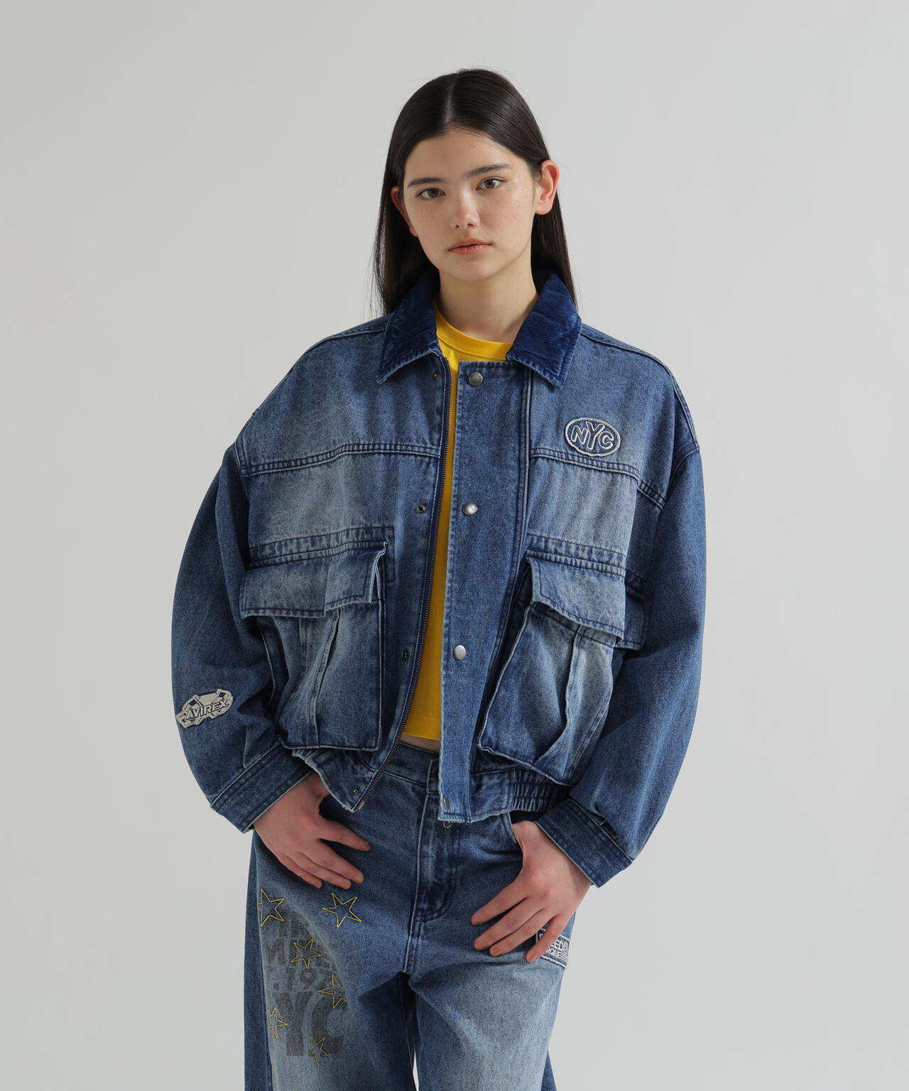 OVERSIZED WAPPEN DENIM JACKET | AVIREX（アヴィレックス） ｜【公式