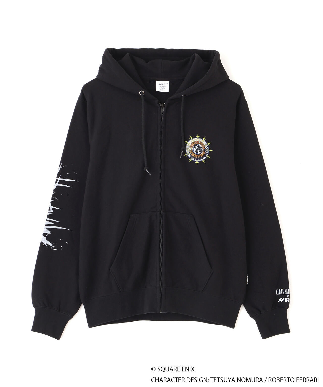 AVIREX × FINAL FANTASY VII REMAKE》ZIP UP HOODIE ”SEVENTH HEAVEN