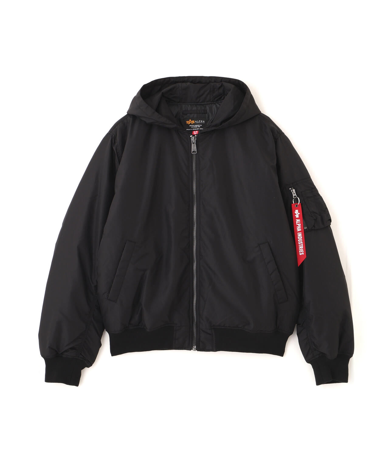 MA-1 HOODED OXFORD FLIGHT JACKET | Alpha Industries（アルファ