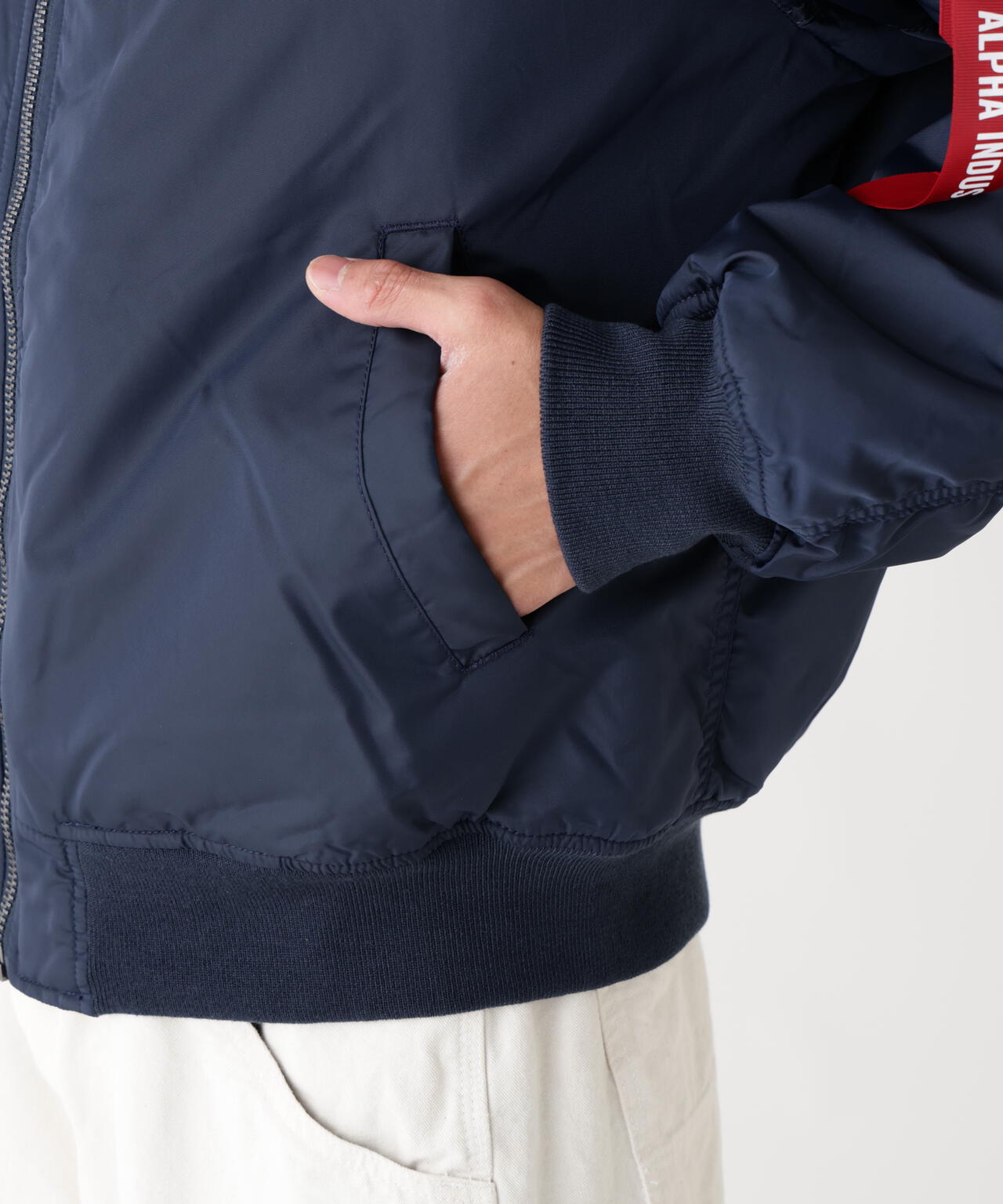 MA-1 HOODED OXFORD FLIGHT JACKET | Alpha Industries（アルファ