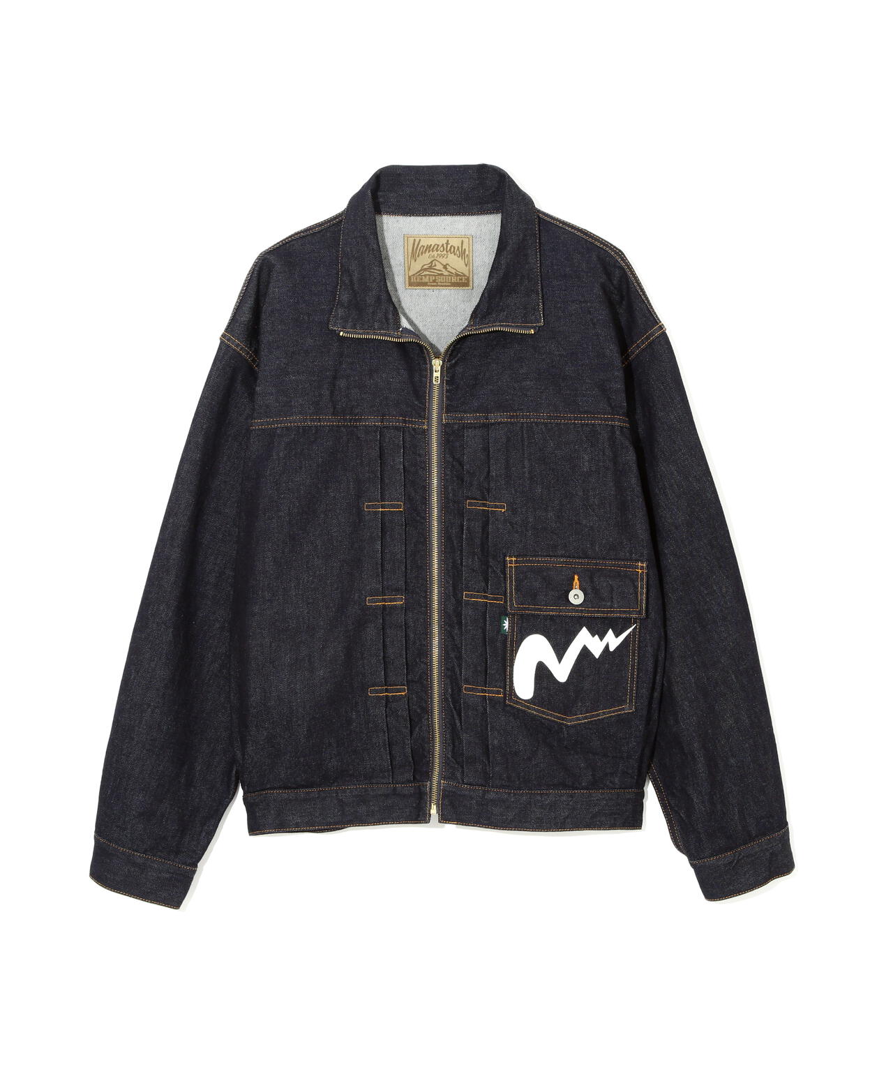 MANASTASH/マナスタッシュ/MS DENIM ZIP JACKET/デニムジップ
