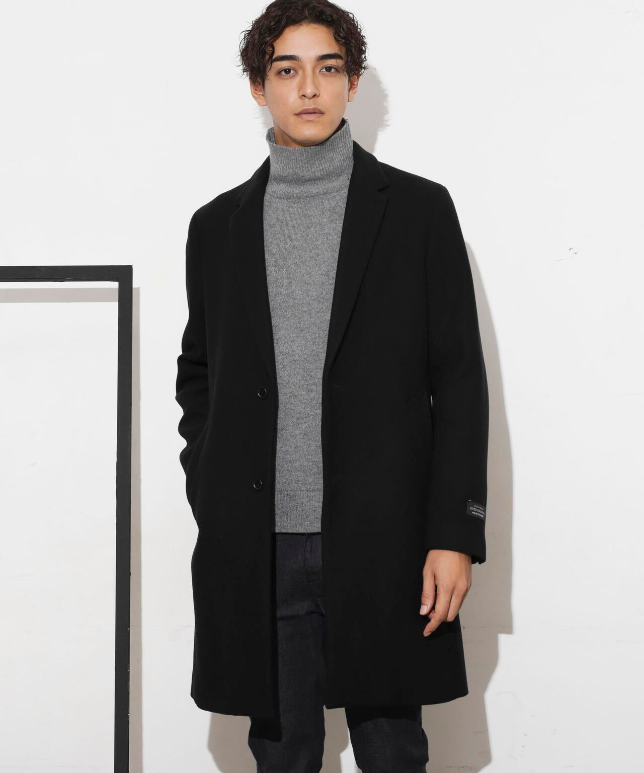 SUPER140'S」ダブルメルトンチェスターフィールドコート | NANO