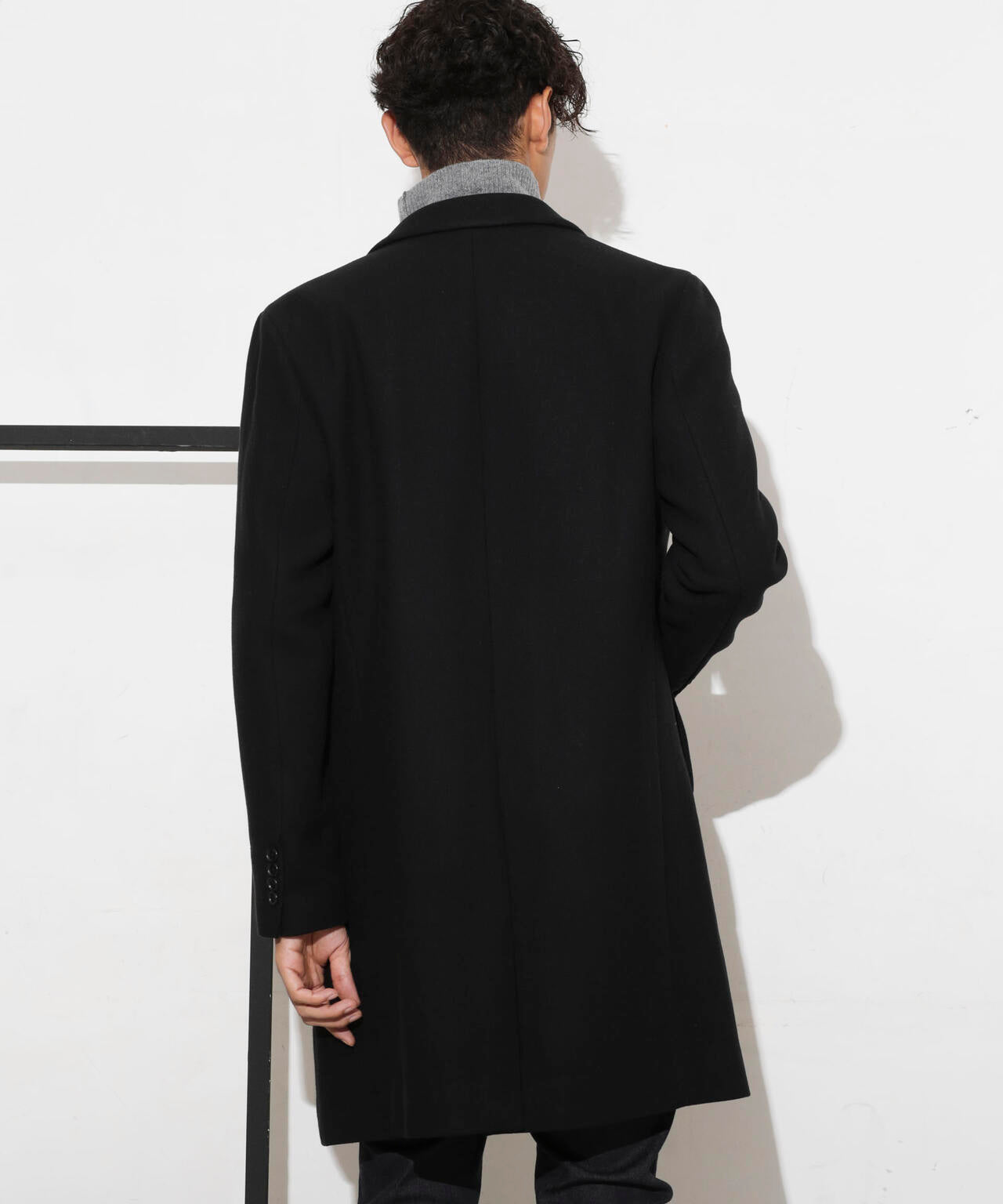 SUPER140'S」ダブルメルトンチェスターフィールドコート | NANO