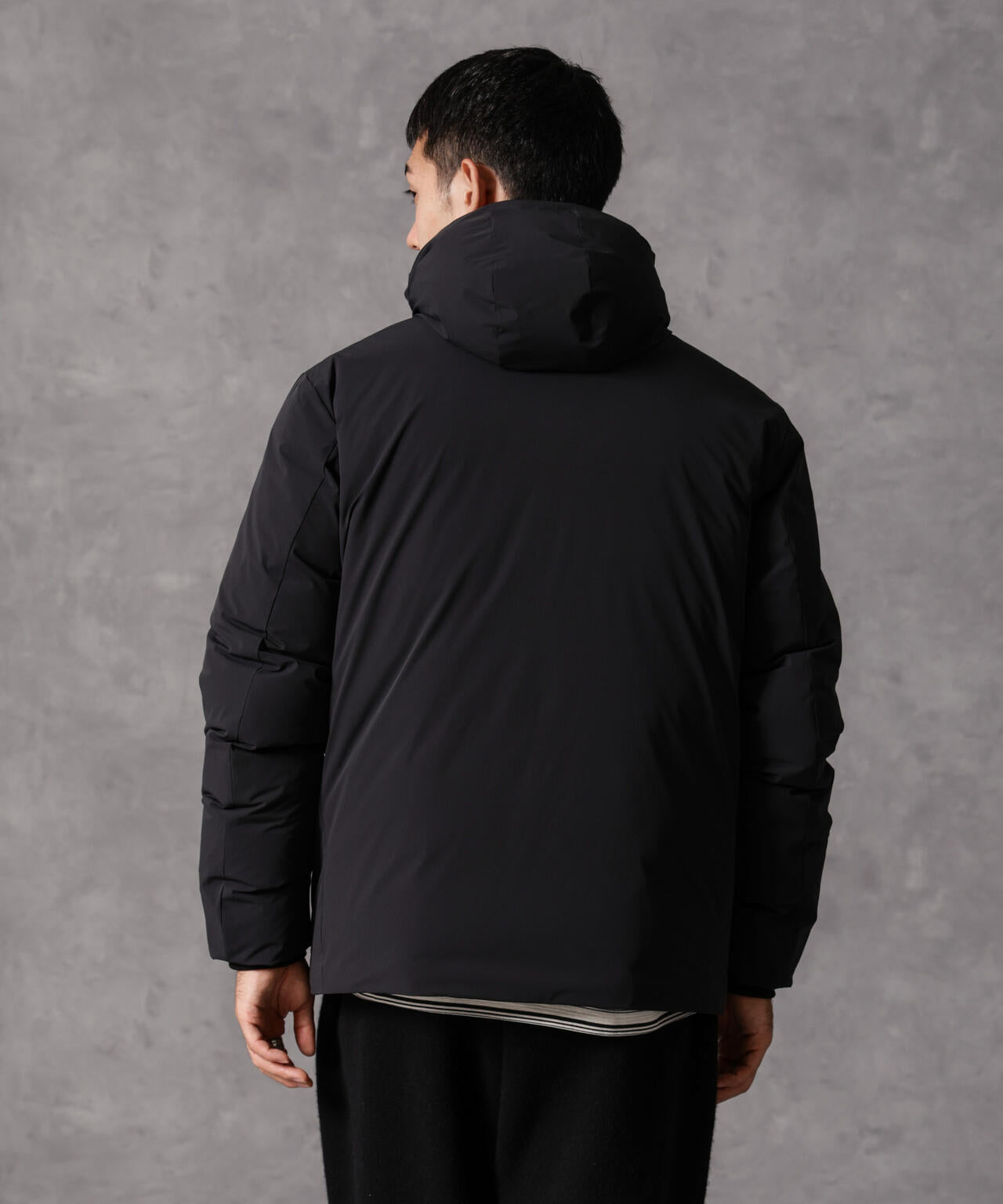 西川ダウン(R)」スポーティーフードダウン | NANO universe（ナノ