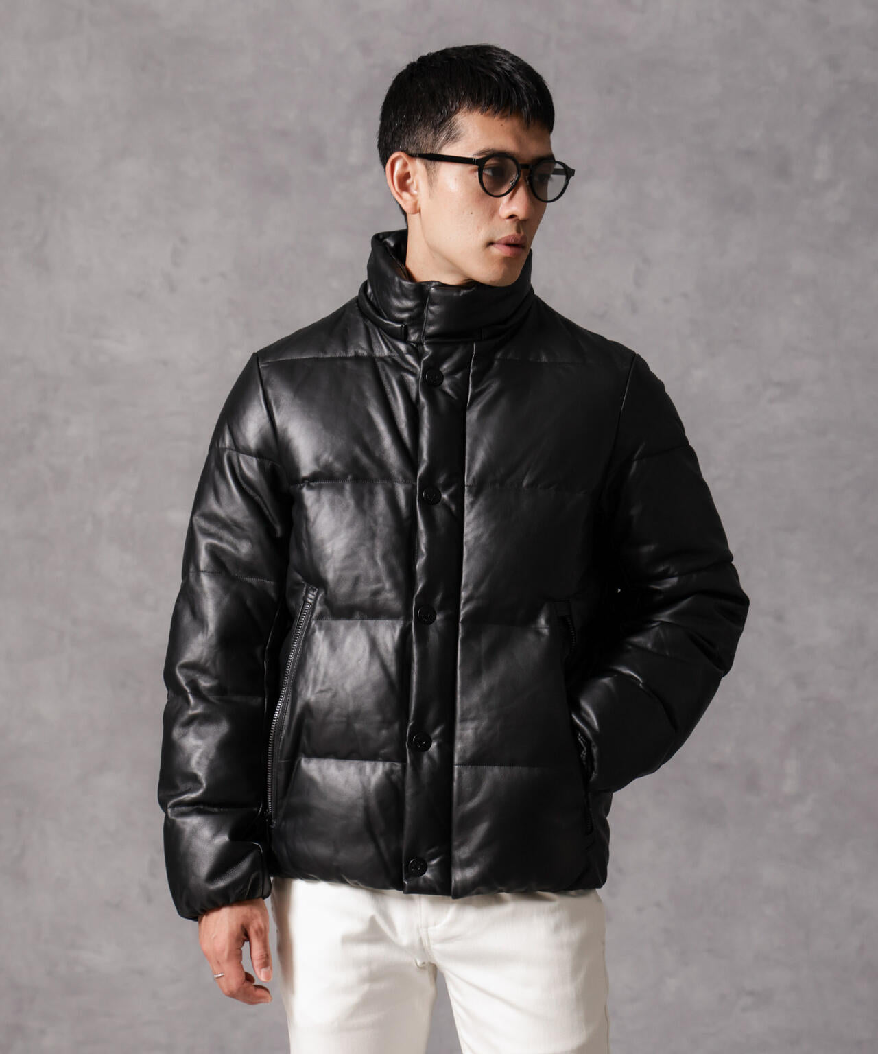 西川ダウン(R)」ラムレザーG2ダウン | NANO universe（ナノ