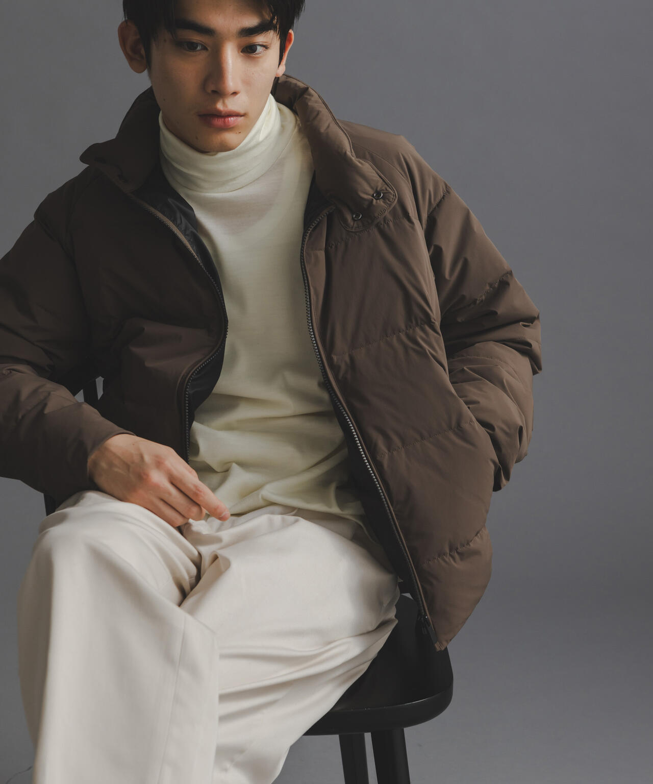 西川ダウン(R)」スポーティースタンドダウン | NANO universe（ナノ