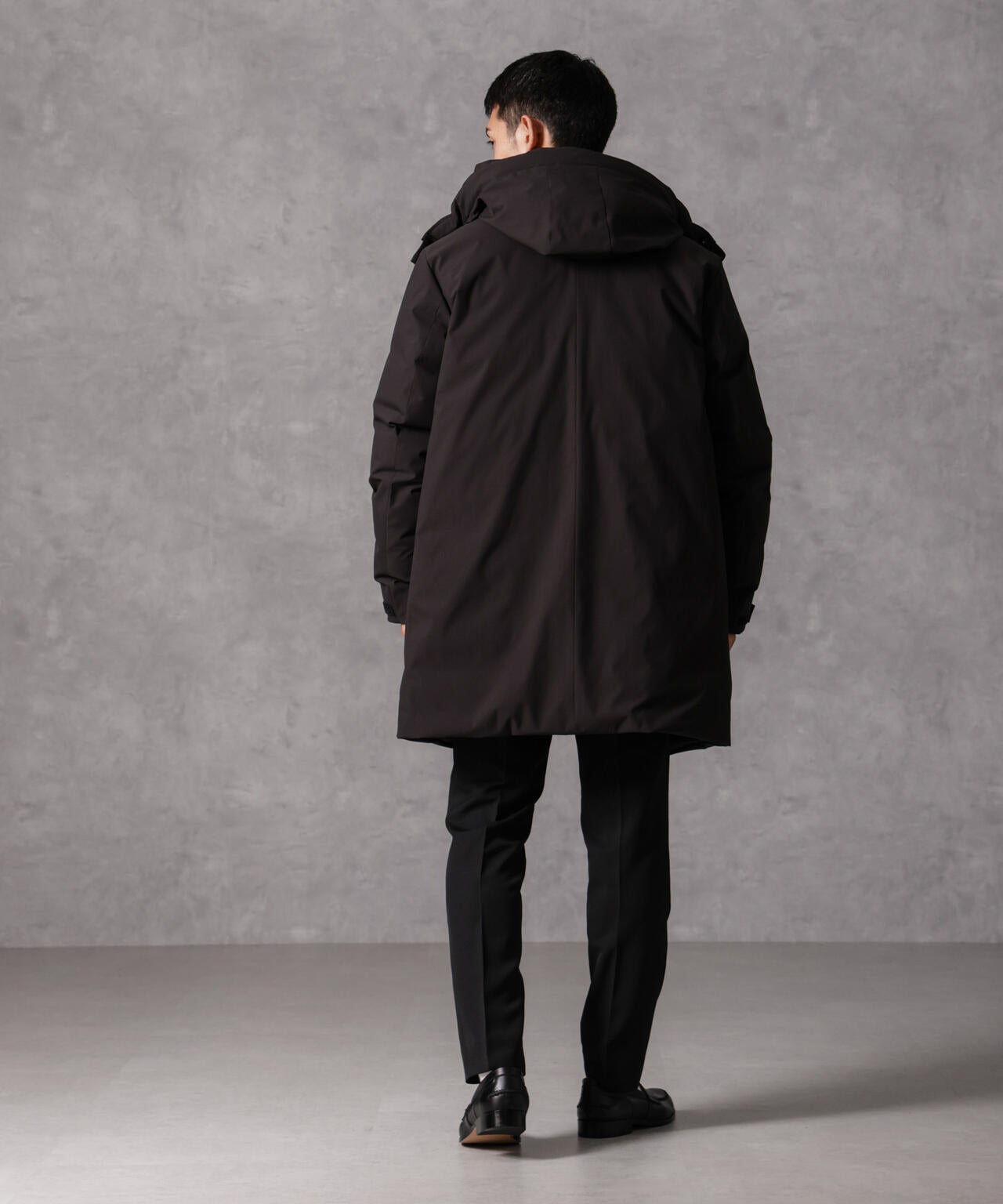 西川ダウン(R)」ロングフードダウン | NANO universe（ナノ