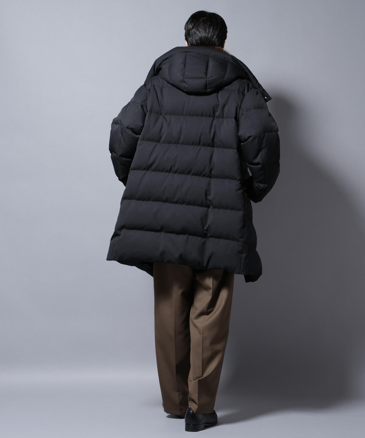 西川ダウン(R)」フェイクファーカラーサージロングダウン | NANO