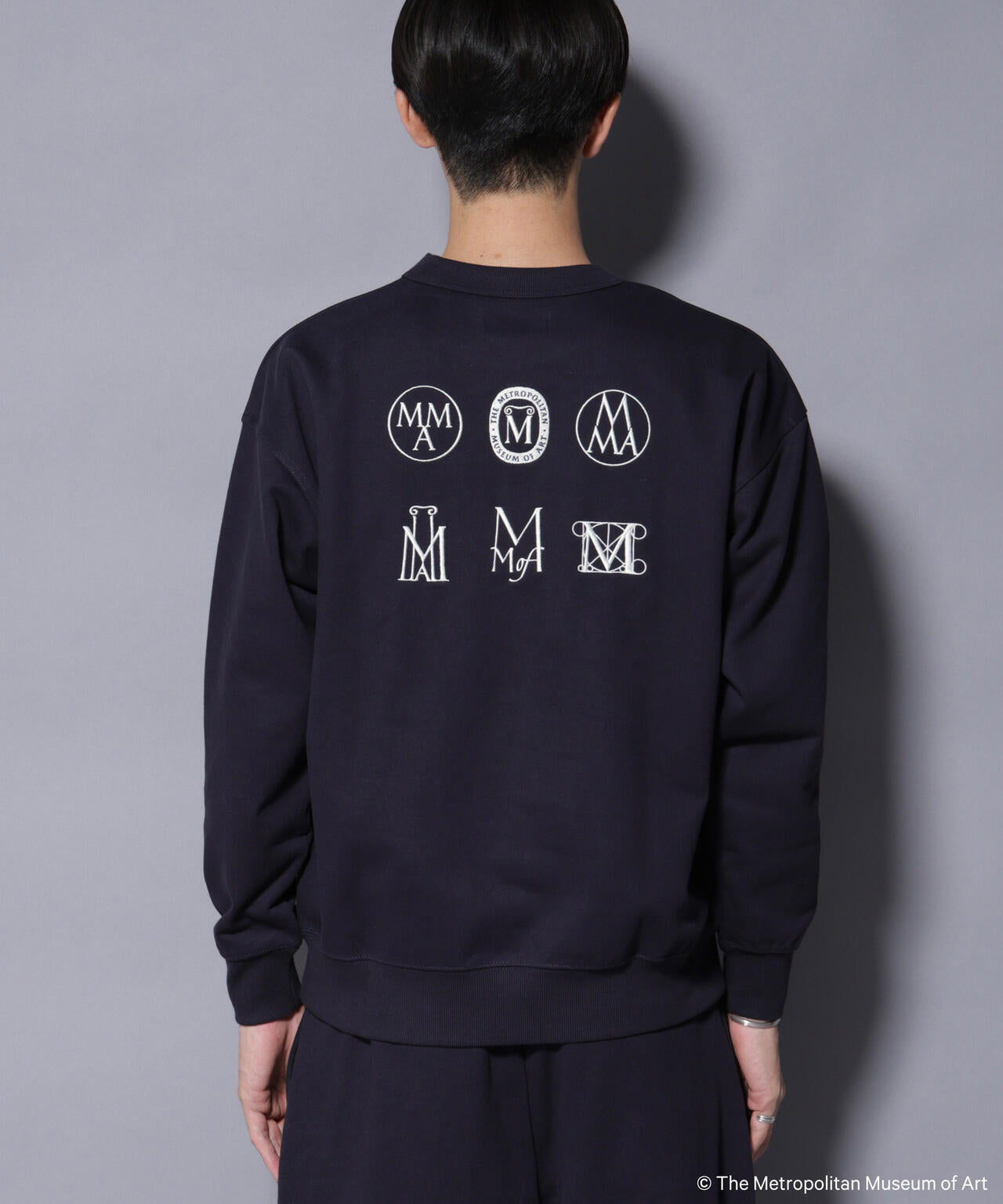 The Met」ロゴ×アーカイブロゴ刺繍スウェット(セットアップ可) | NANO