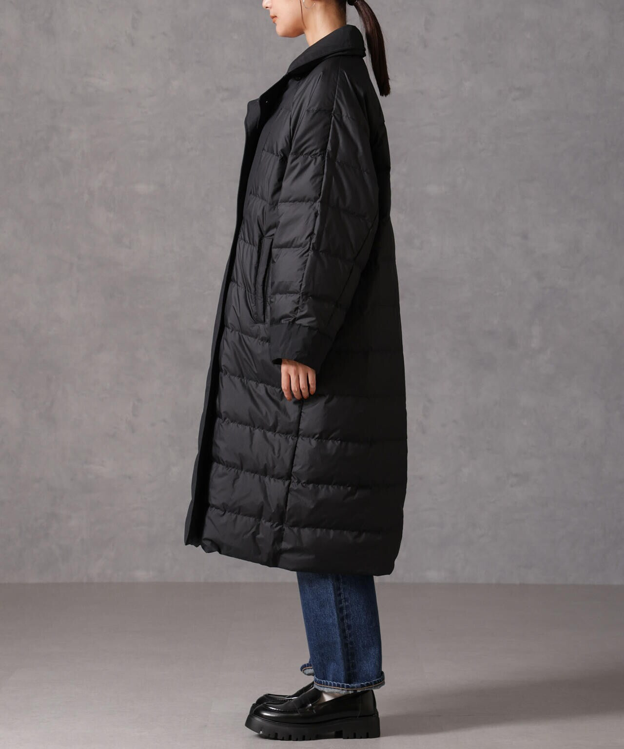 西川ダウン(R)」リバーシブルライトコート | NANO universe（ナノ