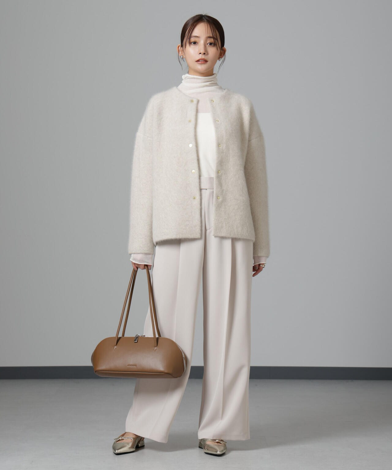 ウォッシャブルフォックスリバーニットジャケット | NANO universe