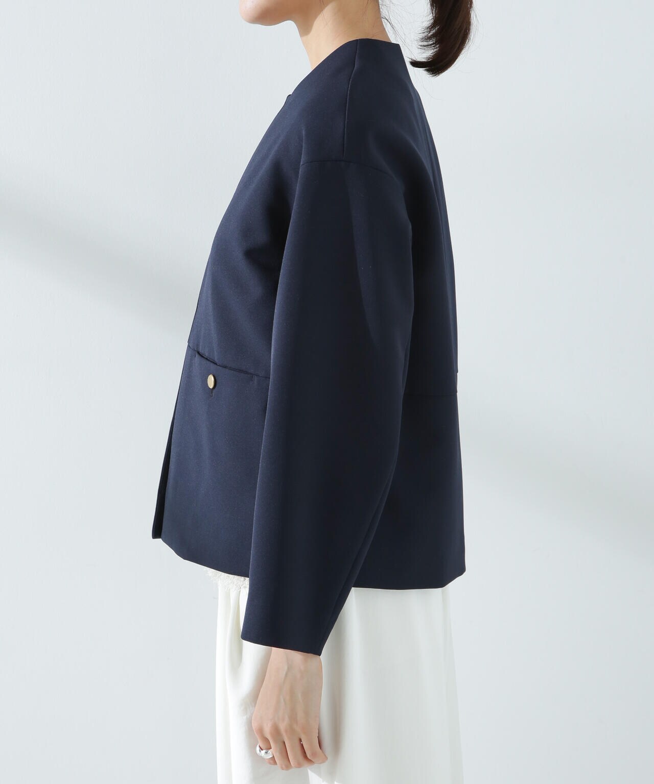 デイリーファンクション ノーカラージャケット(セットアップ可) | NANO