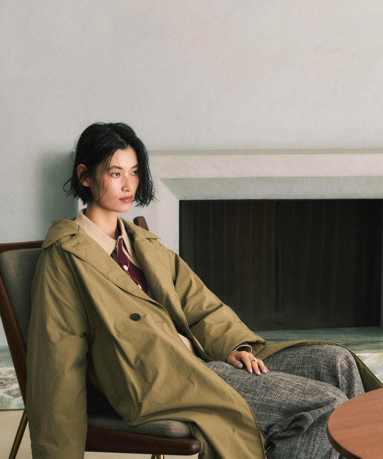 ETHERMALOFT(R)AEROGEL 中綿リバーシブルコート | NANO universe（ナノ