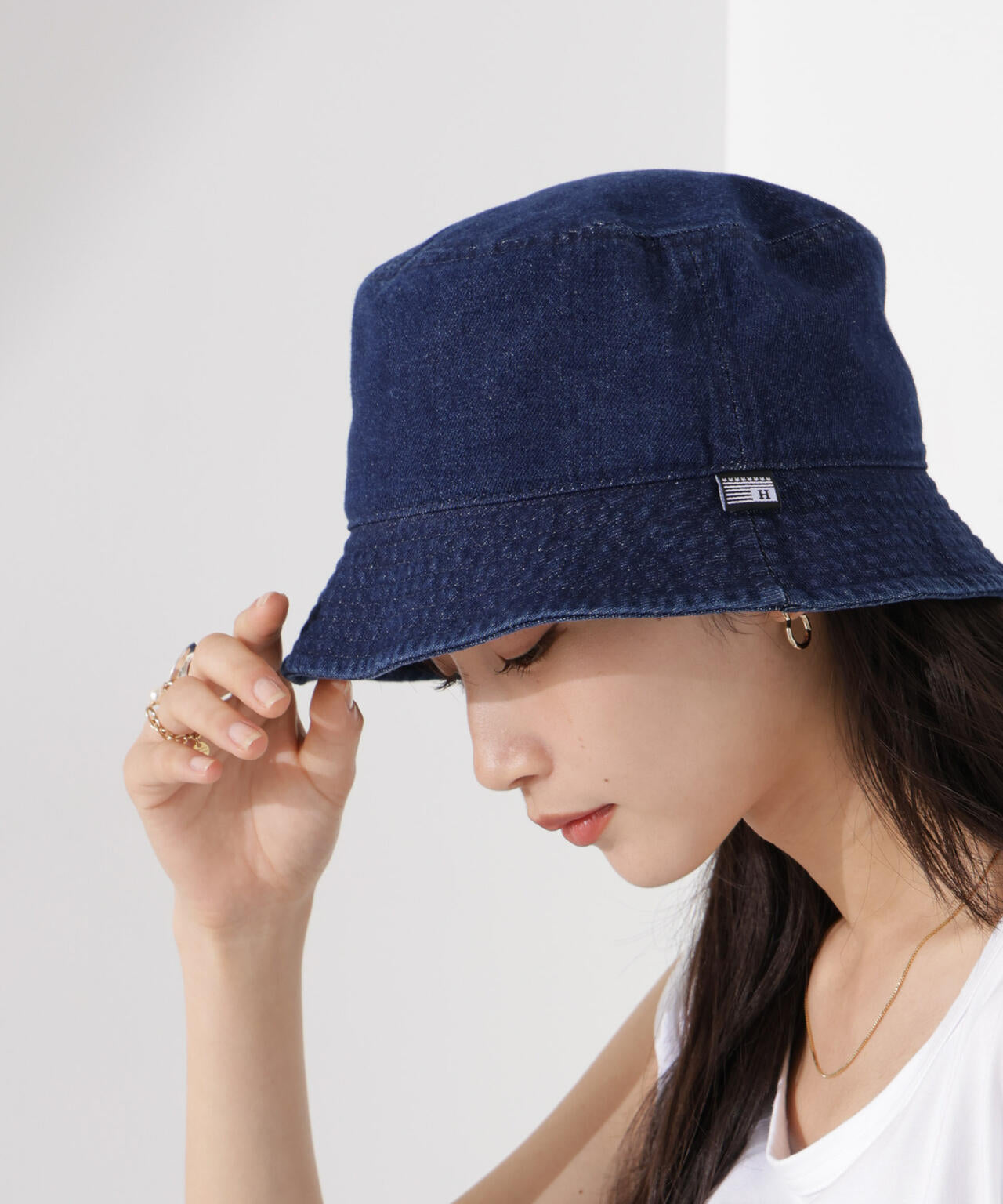 Healthknit/デニムバケットハット | NANO universe（ナノ・ユニバース