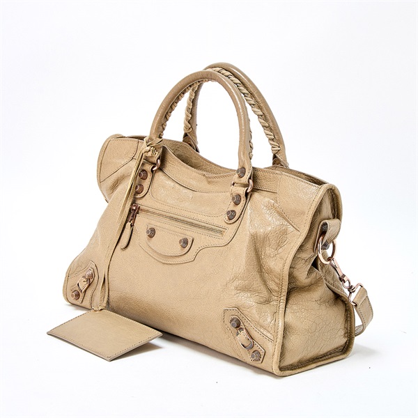 BALENCIAGA ジャイアント シティ ハンドバッグ 281770・9660 ベージュ