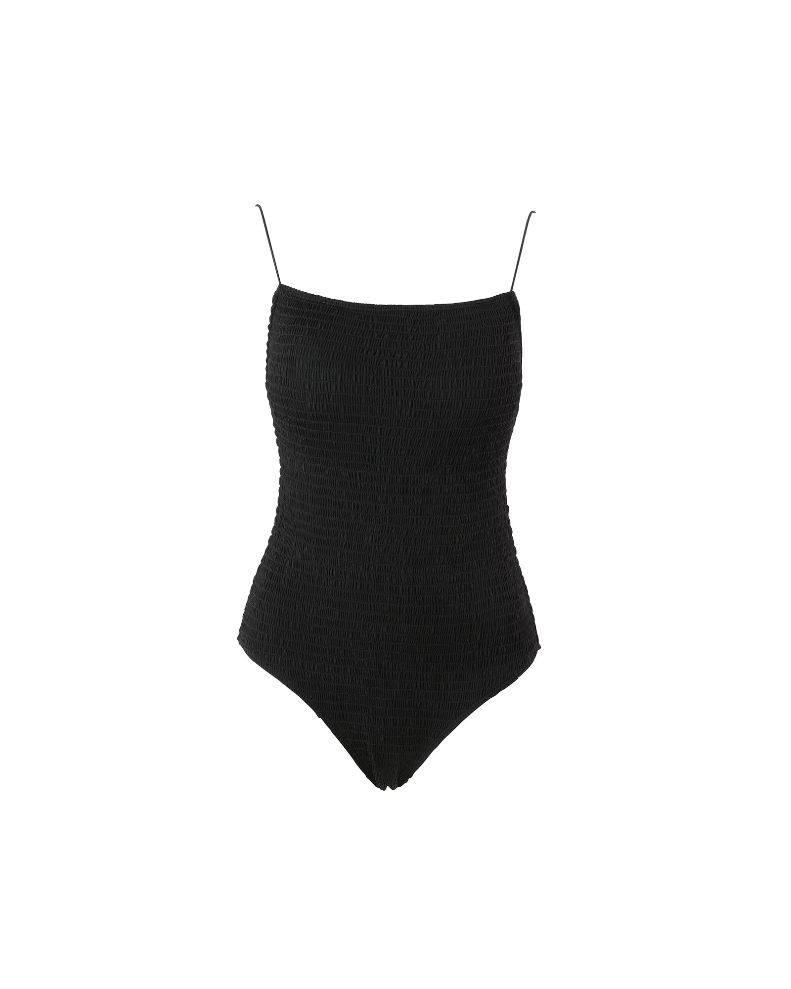 Spaghetti Swimsuit シャーリング ワンピース水着 | MIZUASOBI 公式