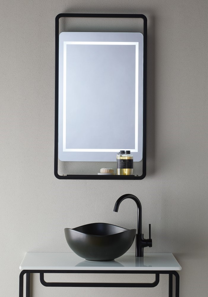 フレーム付きLEDミラー LM501｜おしゃれな洗面ボウル(洗面器)通販