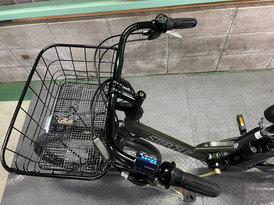 SOLD OUT】電動自転車 ブリヂストン STEP CRUZ 26インチ 8Ah オリーブ