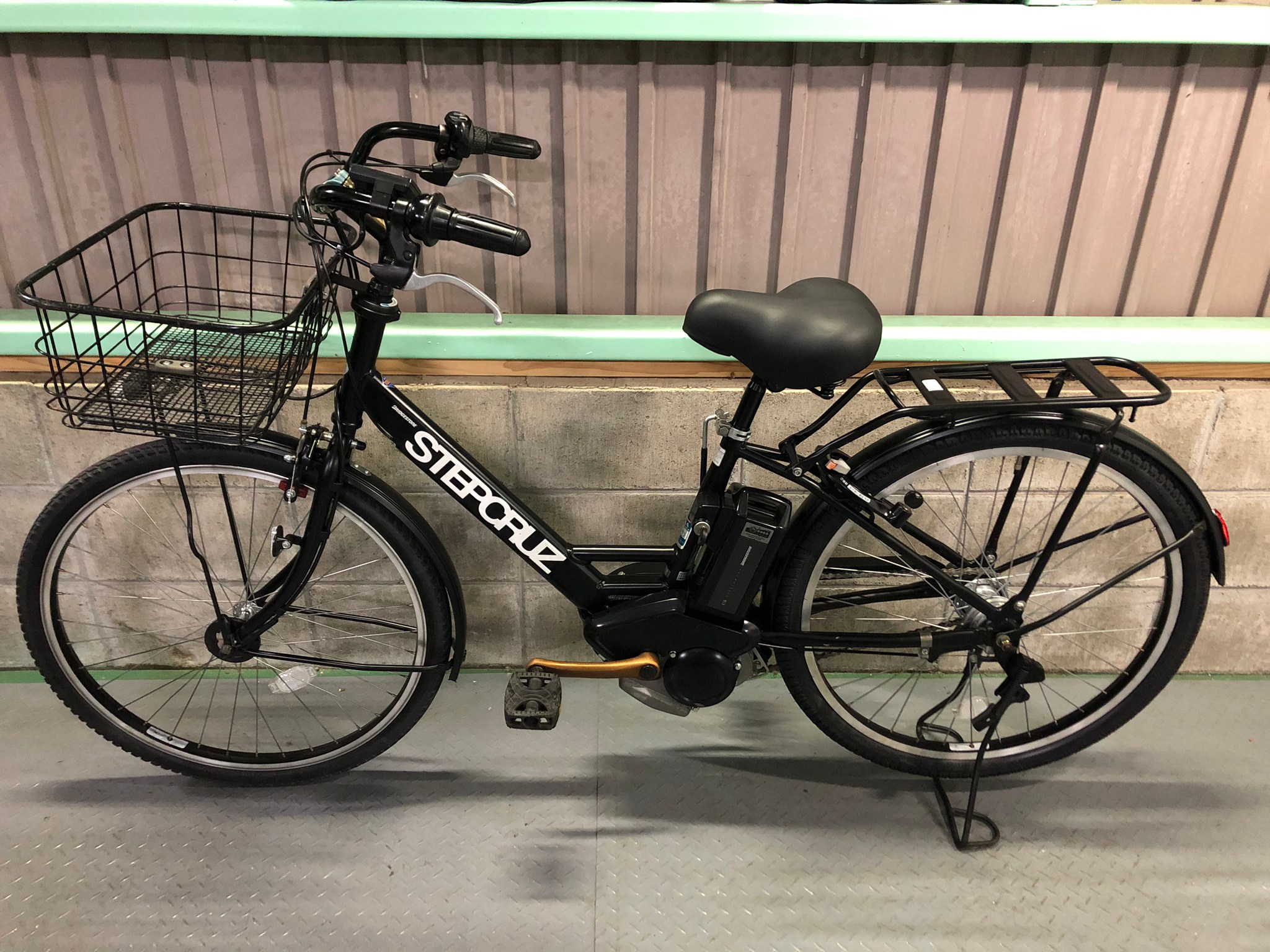 SOLD OUT】電動自転車 ブリヂストン STEPCRUZ 26インチ 大容量8.7Ah 黒
