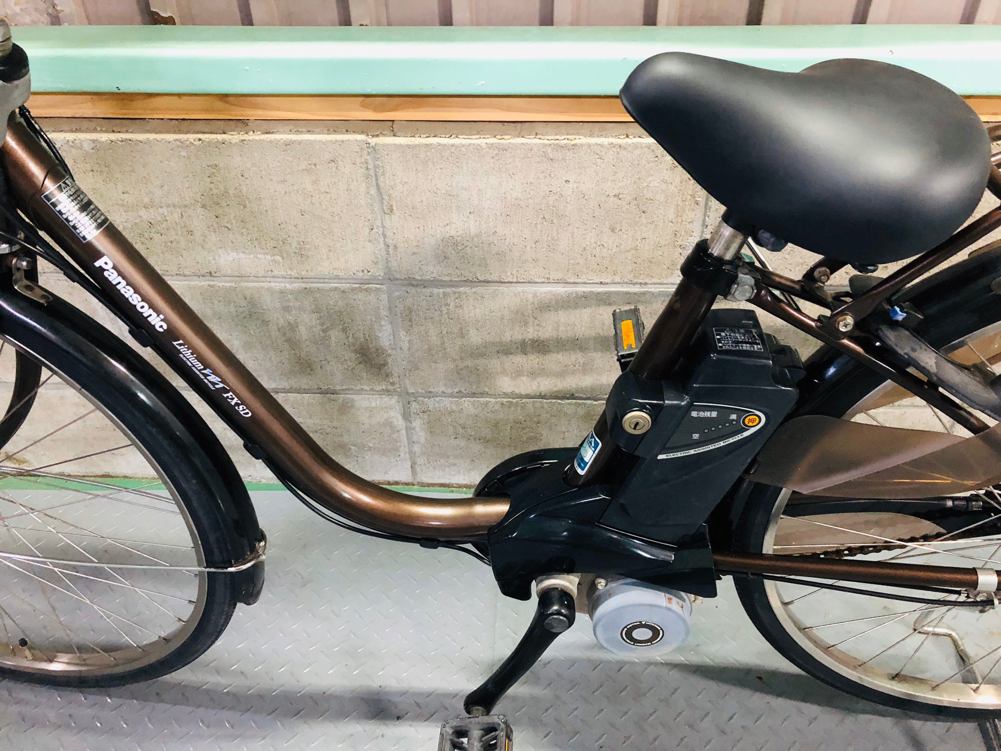 SOLD OUT】電動自転車 パナソニック リチウムVIVI 26インチ ブラウン