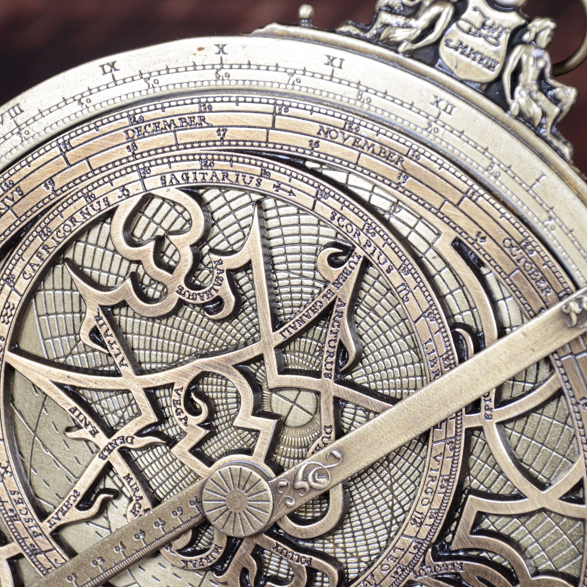 アストロラーベ 20cm 真鍮製 天文儀器 | 中世ヨーロッパの観測器具